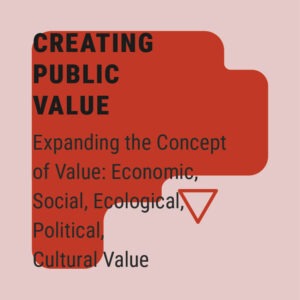 Expanding the Concept of Value: Economic, Social, Ecological, Cultural Value
