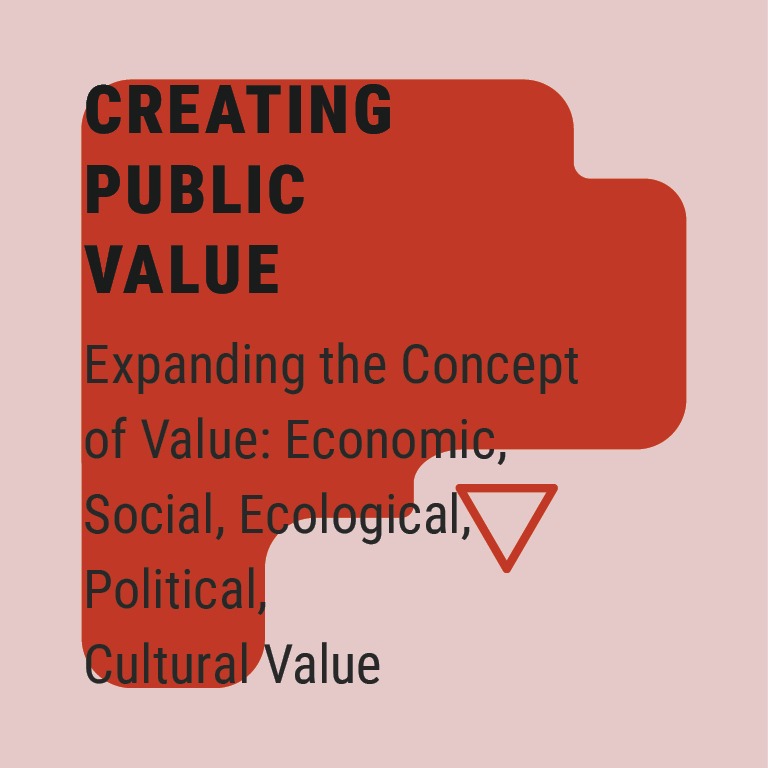 Expanding the Concept of Value: Economic, Social, Ecological, Cultural Value