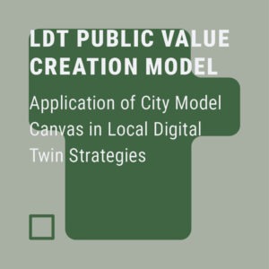 Application of City Model Canvas in Local Digital Twin Strategies